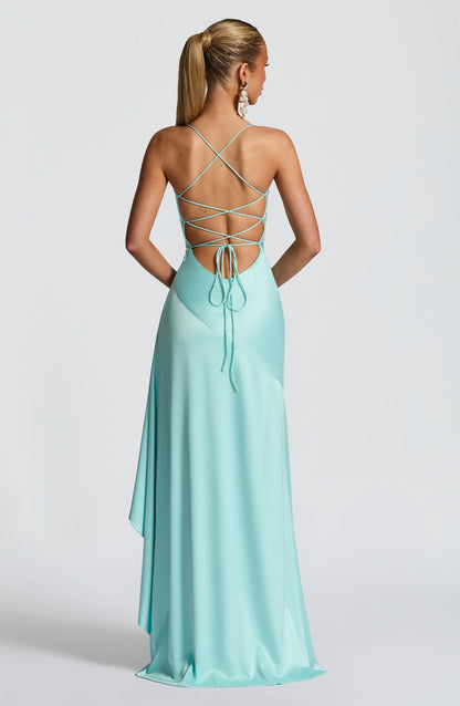 Samira Robe Longue - Aqua