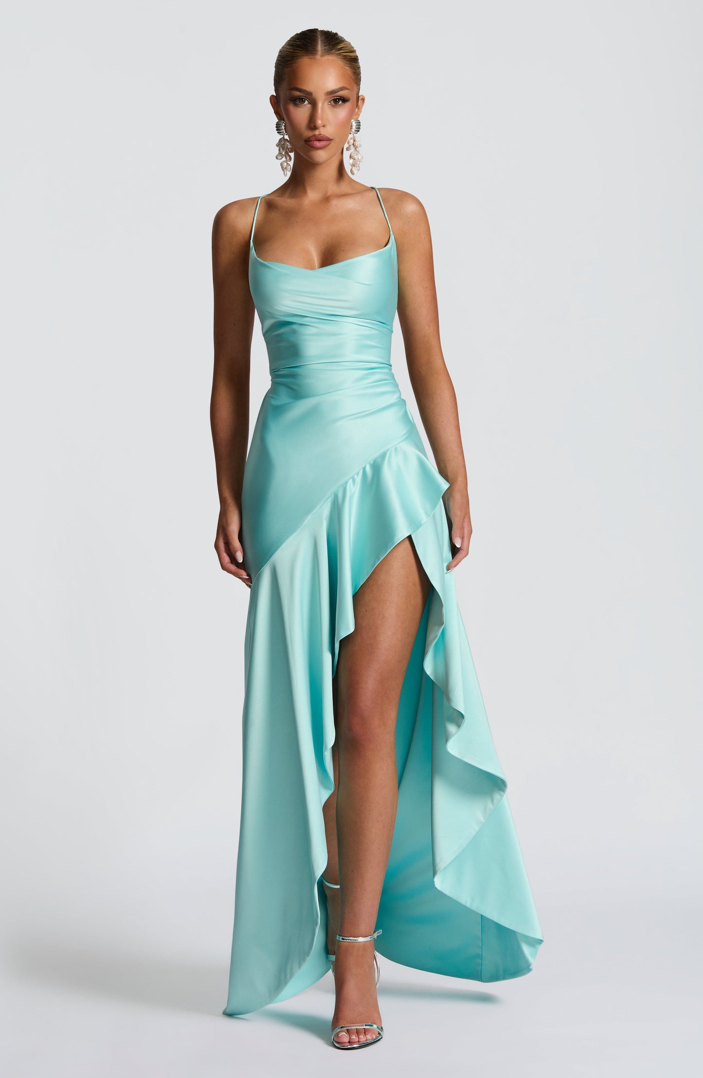 Samira Robe Longue - Aqua