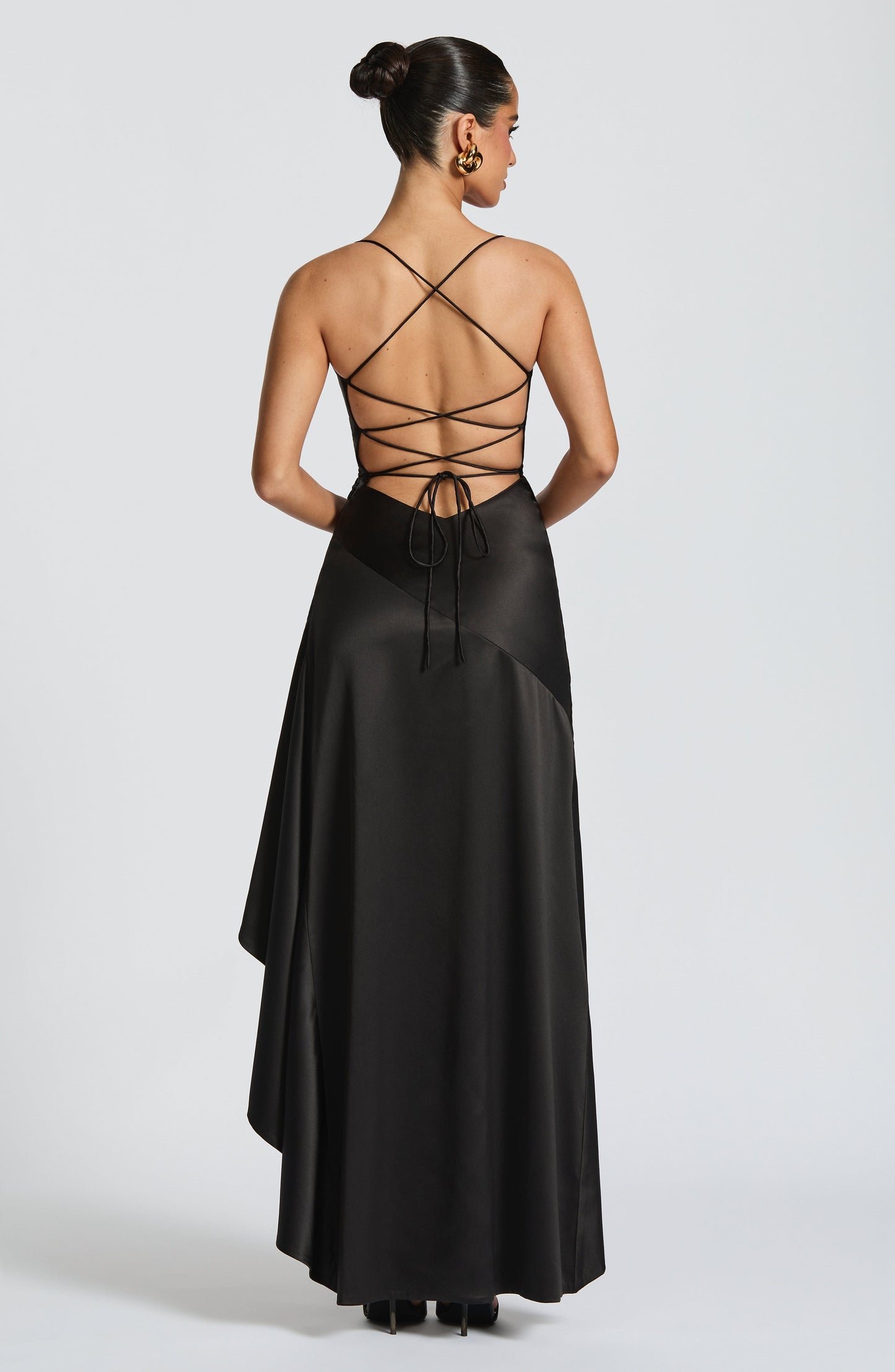 Samira Long Dress - Black