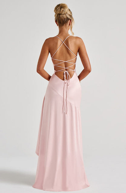 Robe longue Samira - Blush