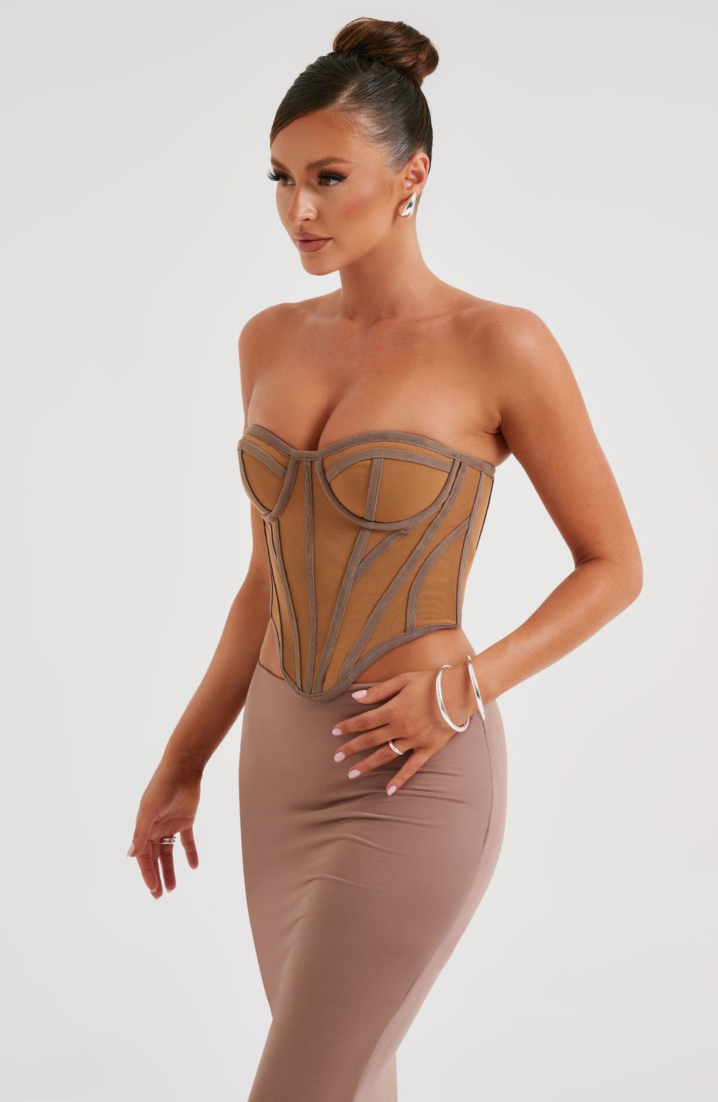 Corset Santanna - Chocolat/Nude