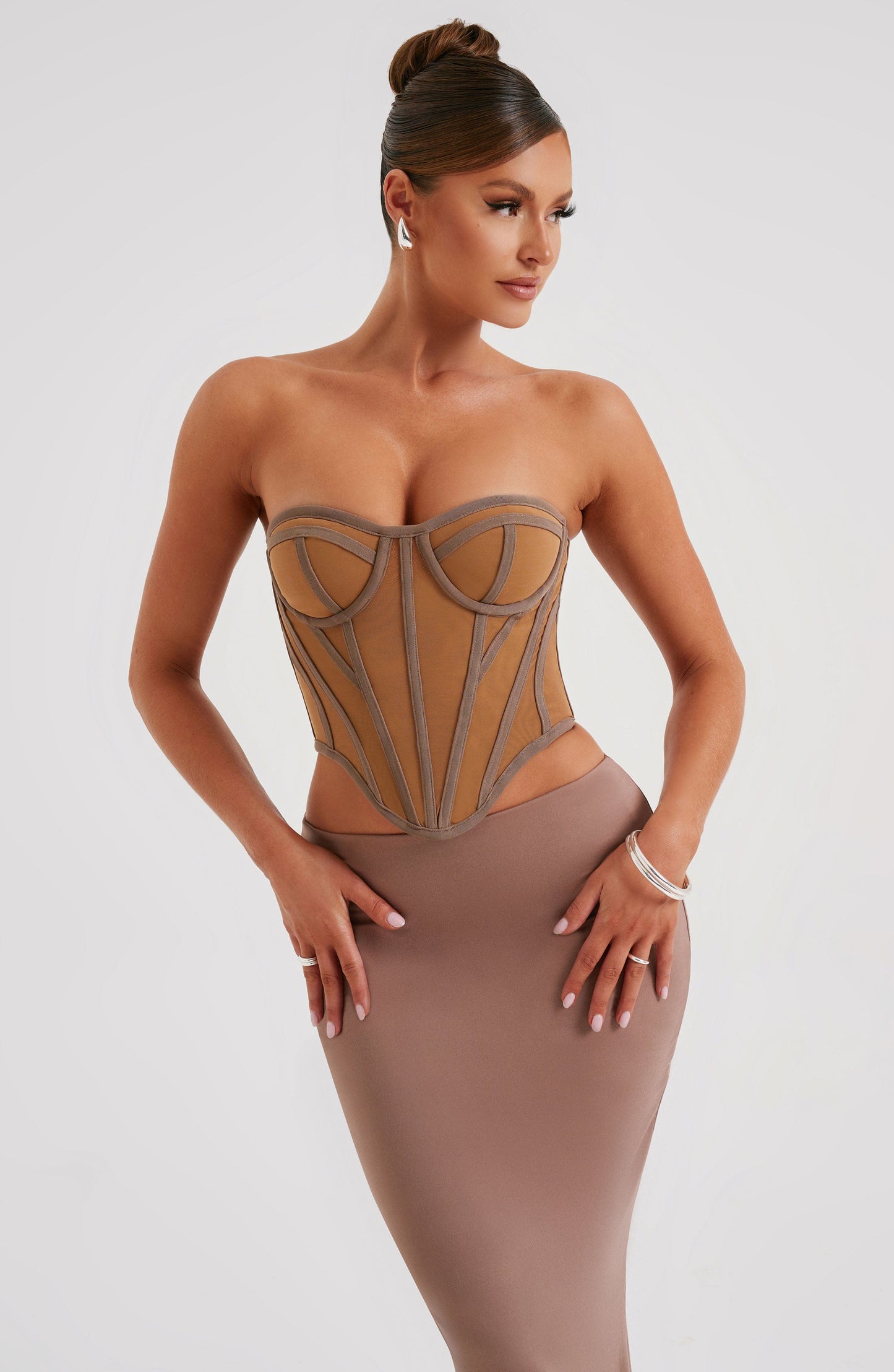 Corset Santanna - Chocolat/Nude