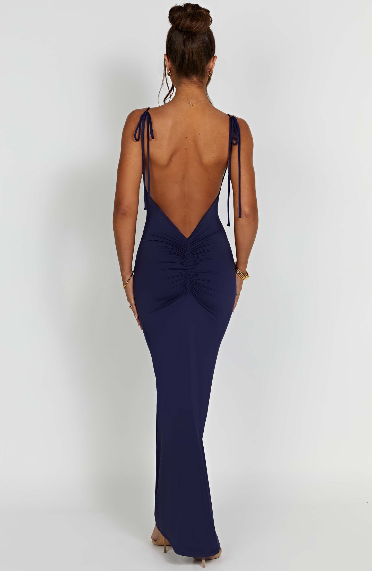 Robe longue Sanya - Bleu marine