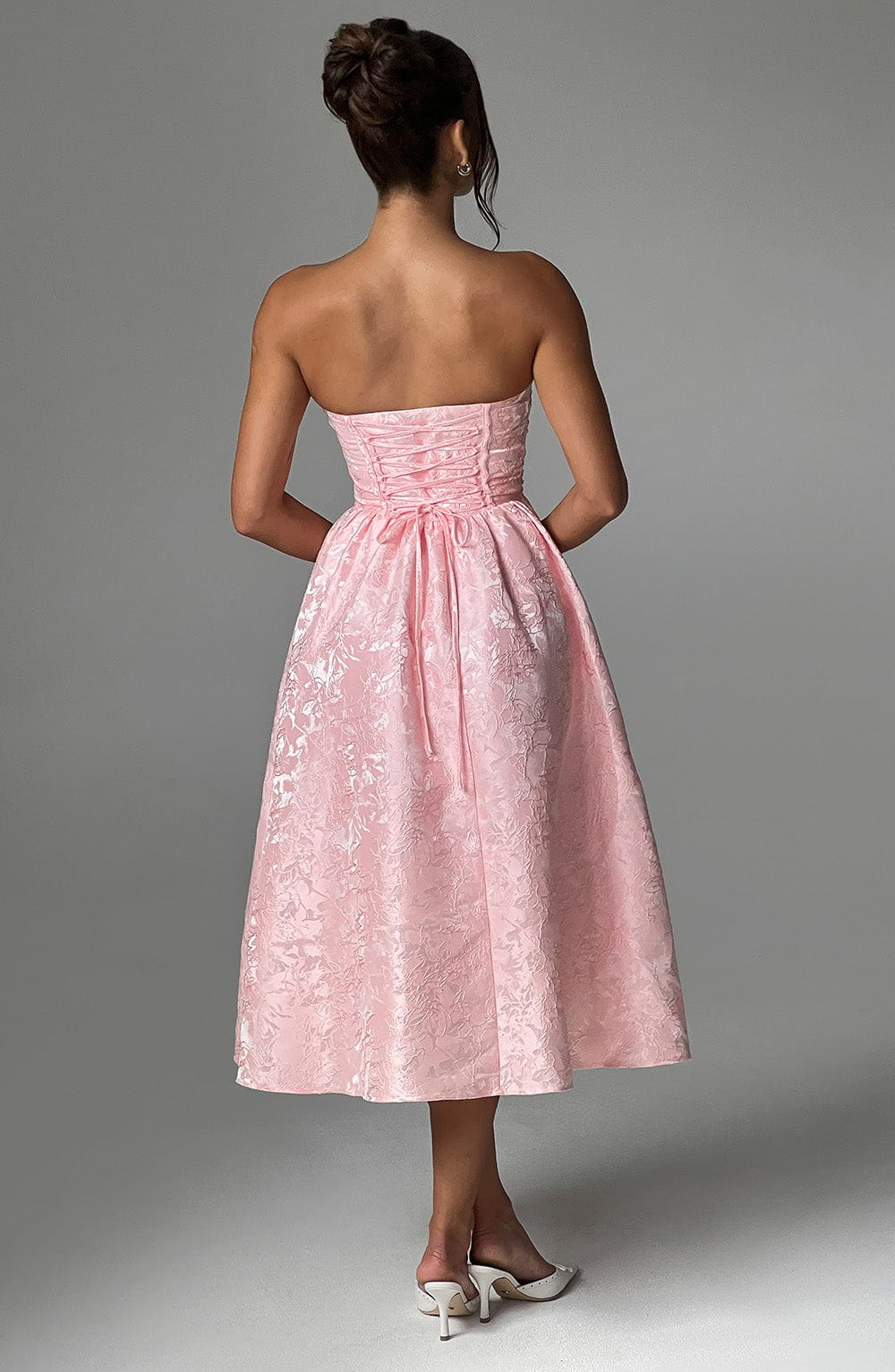 Saoirse Midi Dress - Blush