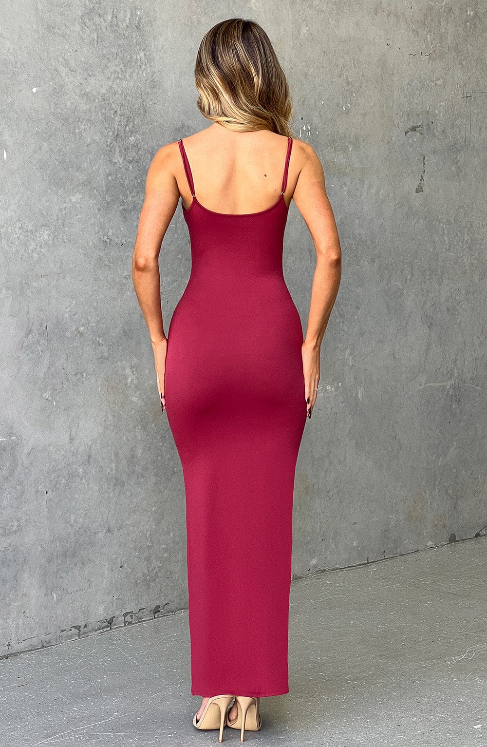 Saskia Maxi Dress - Cherry