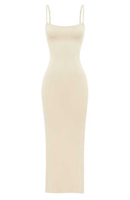 Robe longue Saskia - Crème