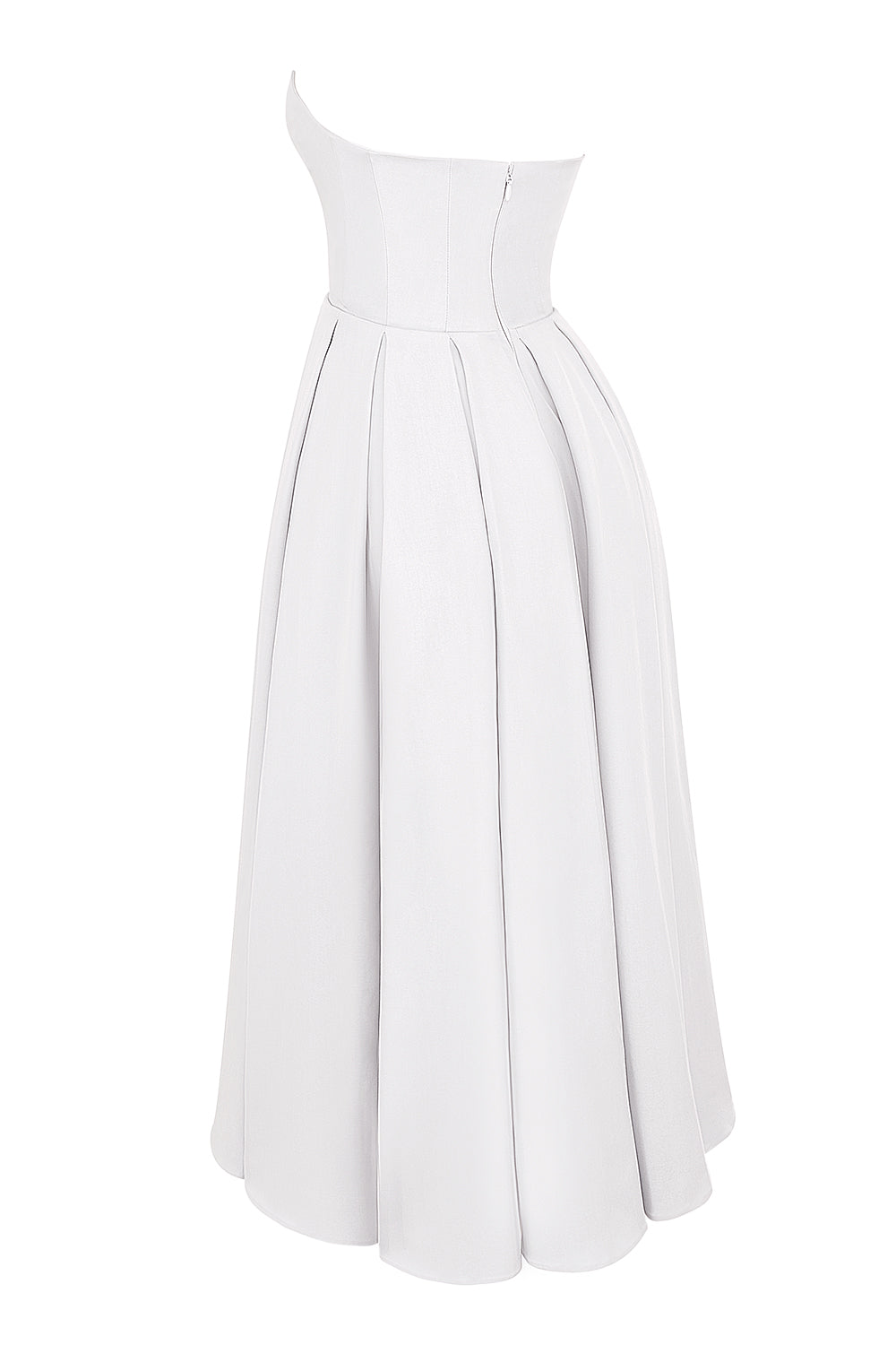 Capucine Robe Mi-Longue Blanc