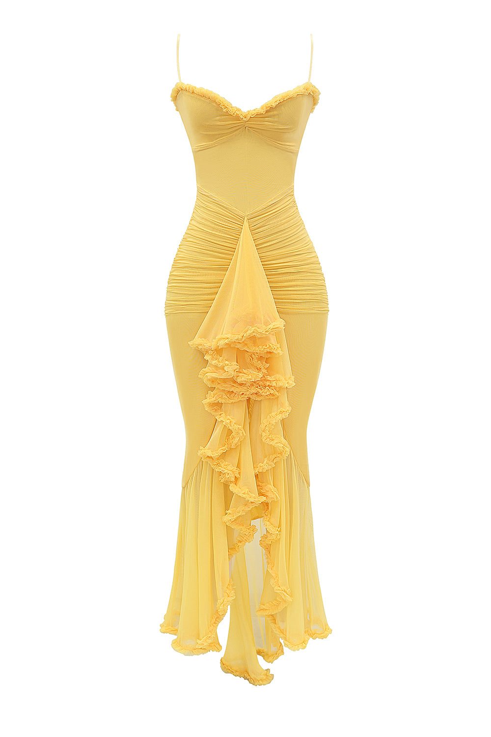 Éléonore Robe Longue Abricot