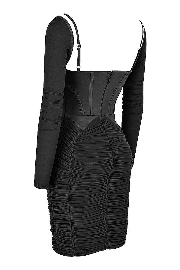 Livia Robe Mi-Longue Noir