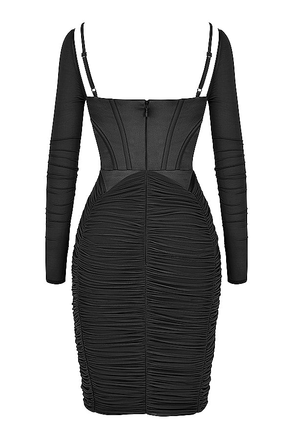 Livia Robe Mi-Longue Noir