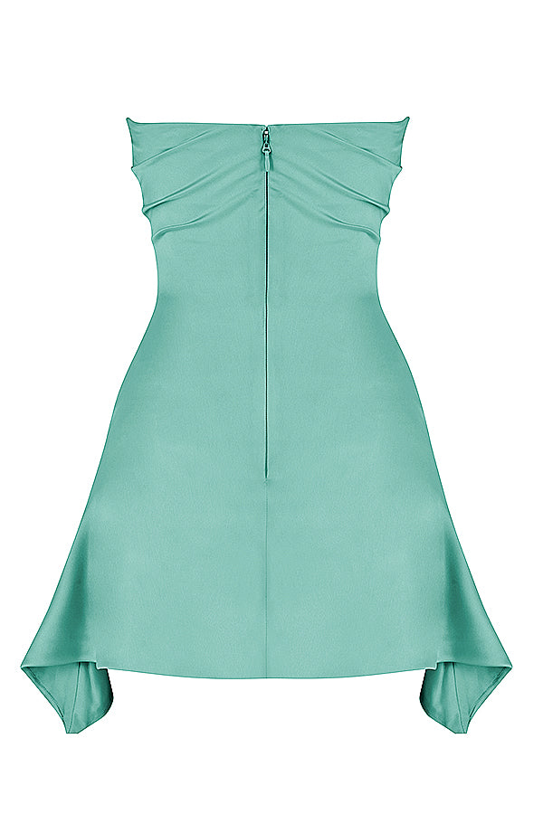Sixtine Robe Courte Vert Jade