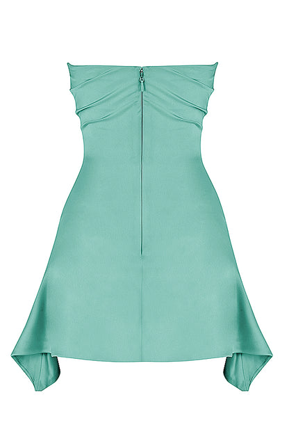 Sixtine Robe Courte Vert Jade