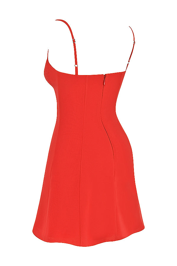 Margaux Robe Courte Rouge