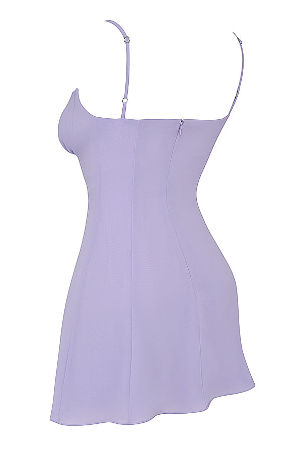 Margaux Robe Courte Violet