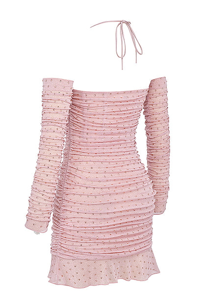 Cassandre Robe Courte Rose