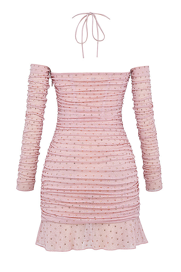 Cassandre Robe Courte Rose