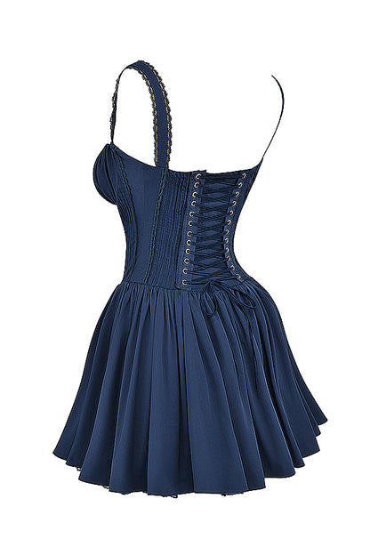 Juliette Robe Courte Marine