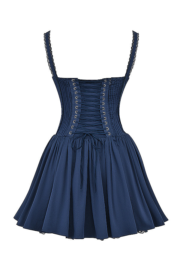 Juliette Robe Courte Marine