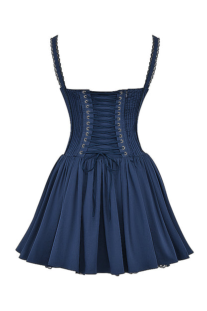 Juliette Robe Courte Marine