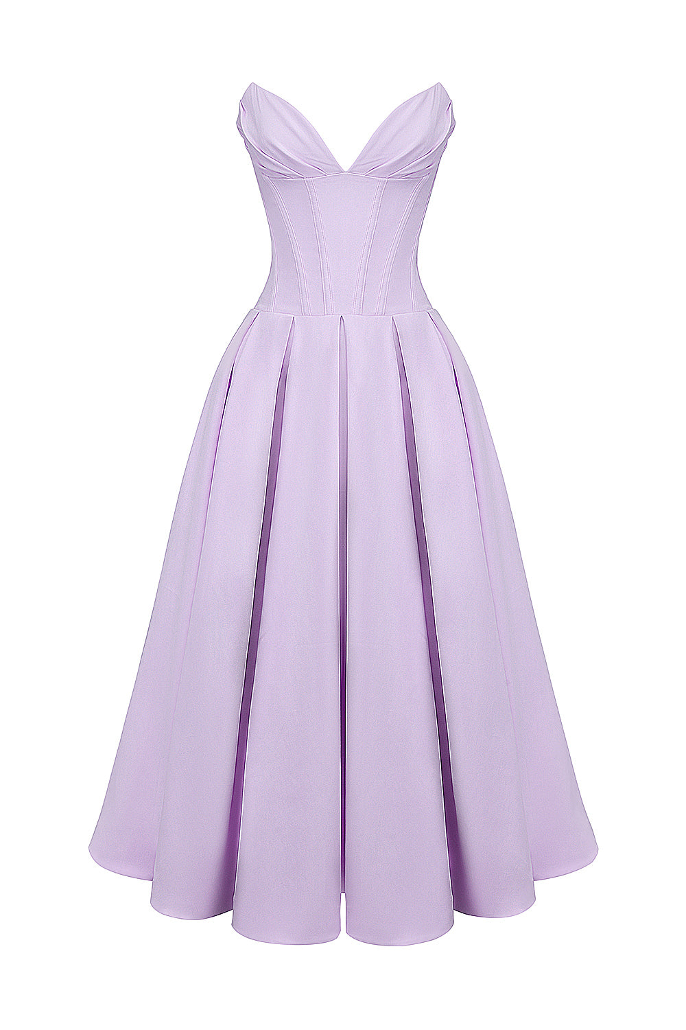 Apolline Robe Mi-Longue Violet