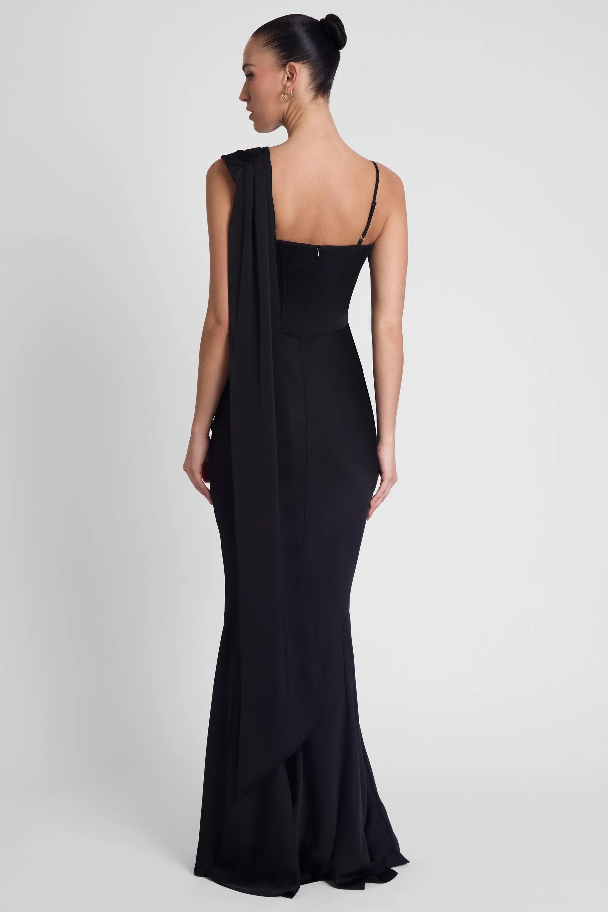 Séraphine Robe Longue — Noir