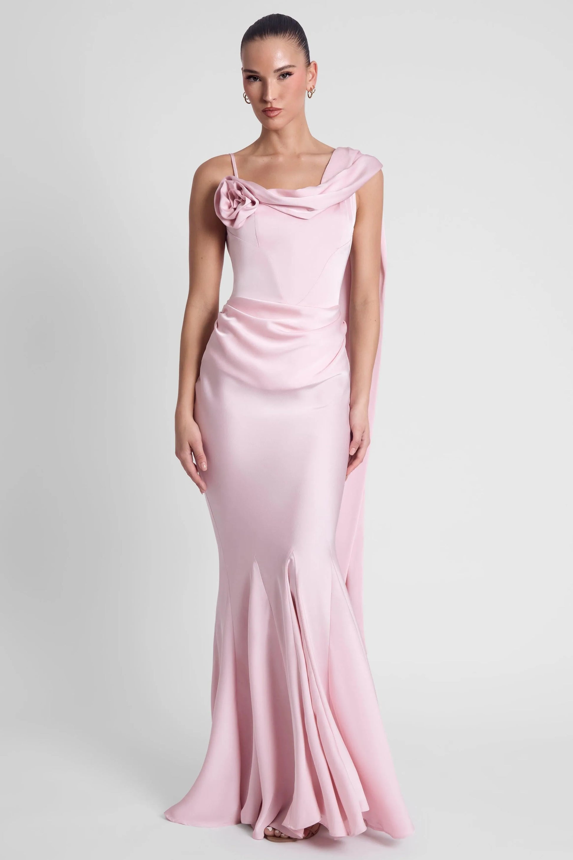 Séraphine Robe Longue — Rose