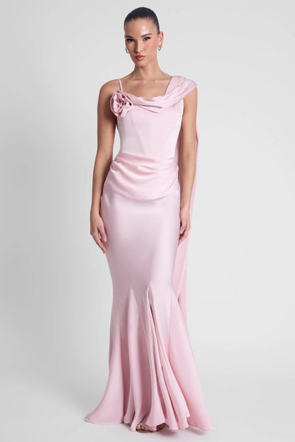 Séraphine Robe Longue — Rose