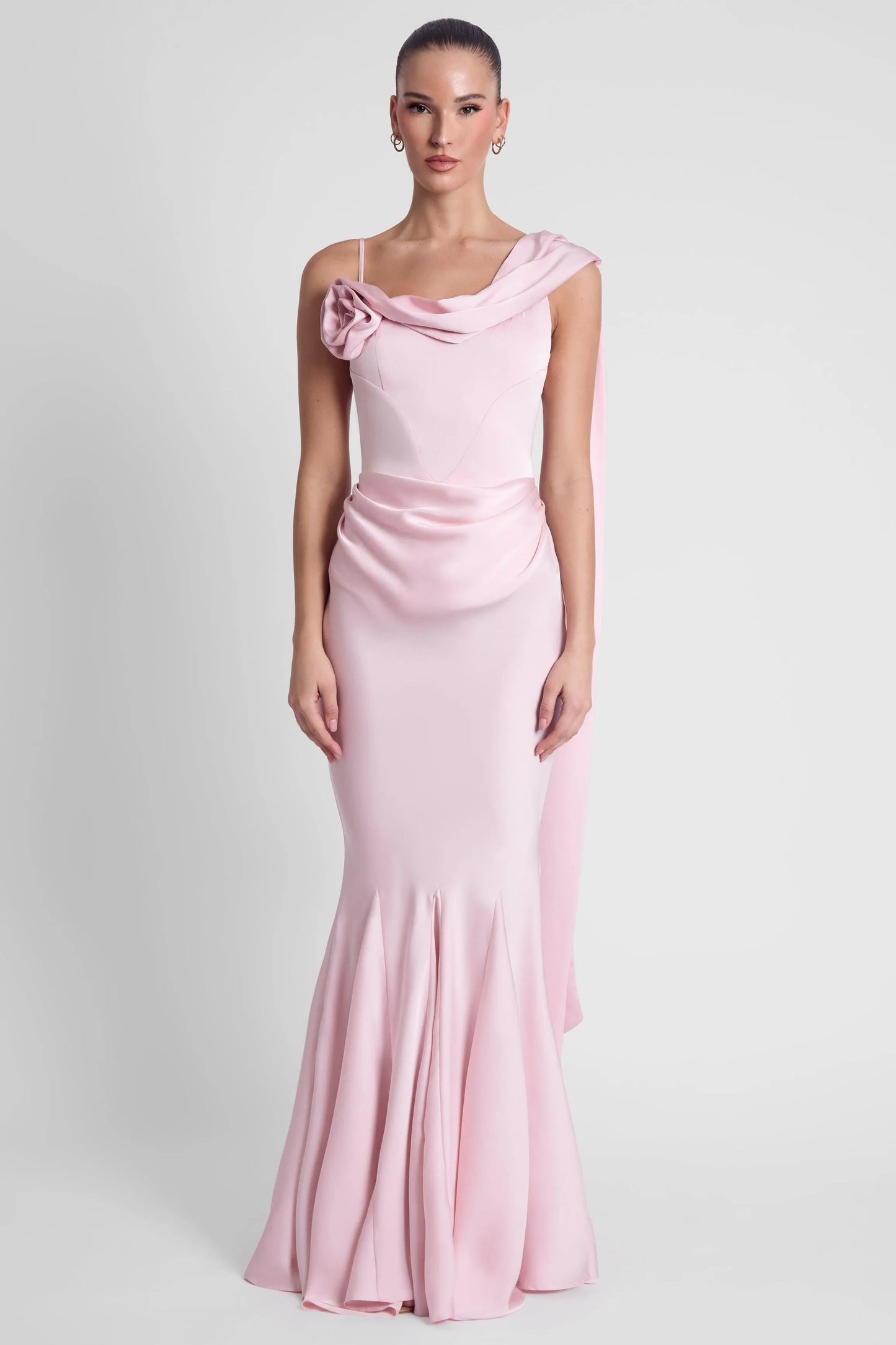 Séraphine Robe Longue — Rose