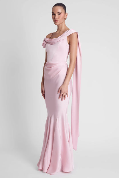 Séraphine Robe Longue — Rose