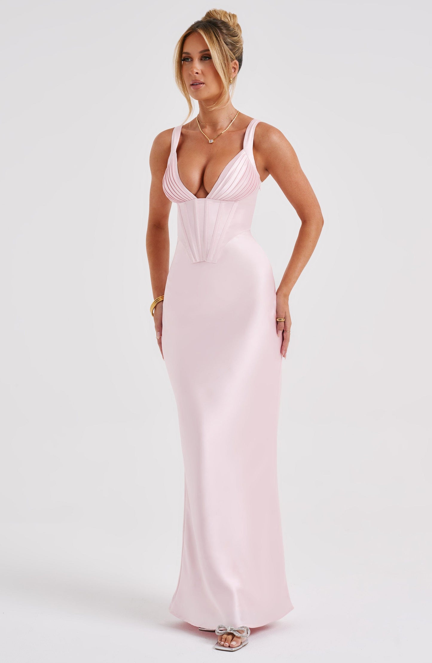 Robe longue Shae - Blush