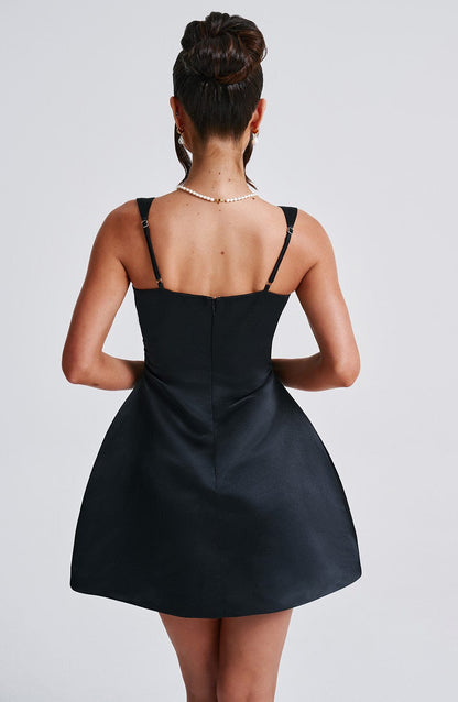 Robe courte Sofie - Noir