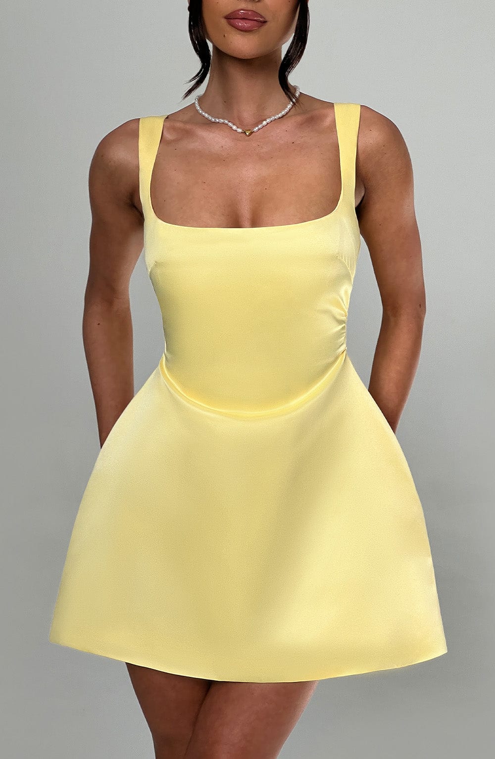 Robe courte Sofie - Citron