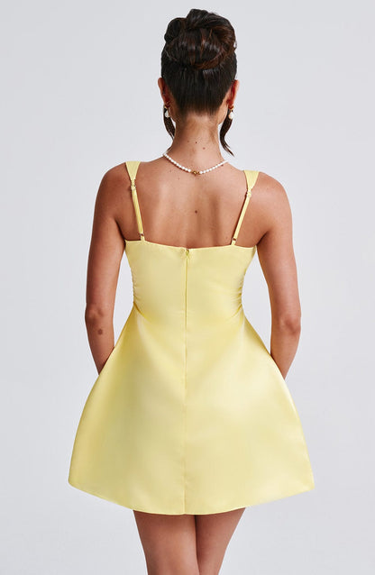 Robe courte Sofie - Citron