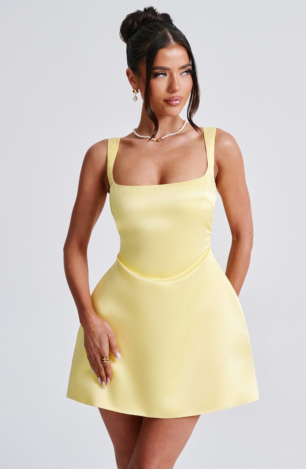 Robe courte Sofie - Citron