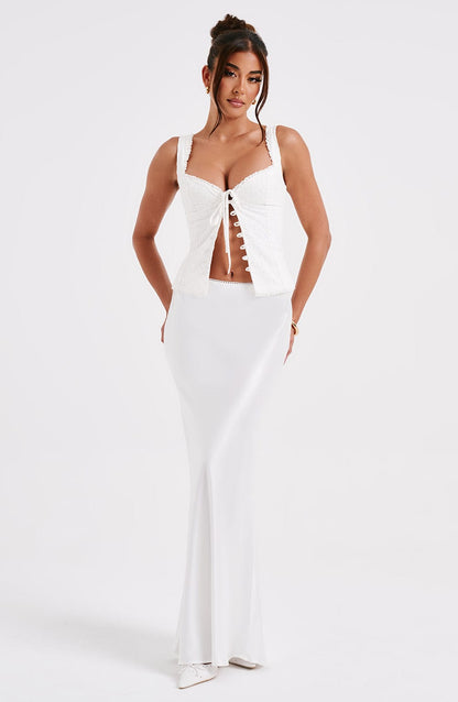 Sydney Maxi Skirt - Ivory