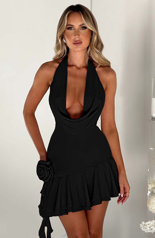 Robe courte Tash - Noir