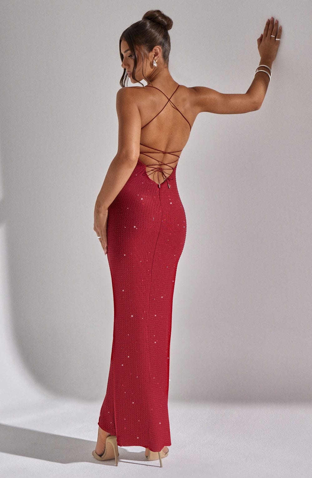 Robe longue Tatum - Rouge