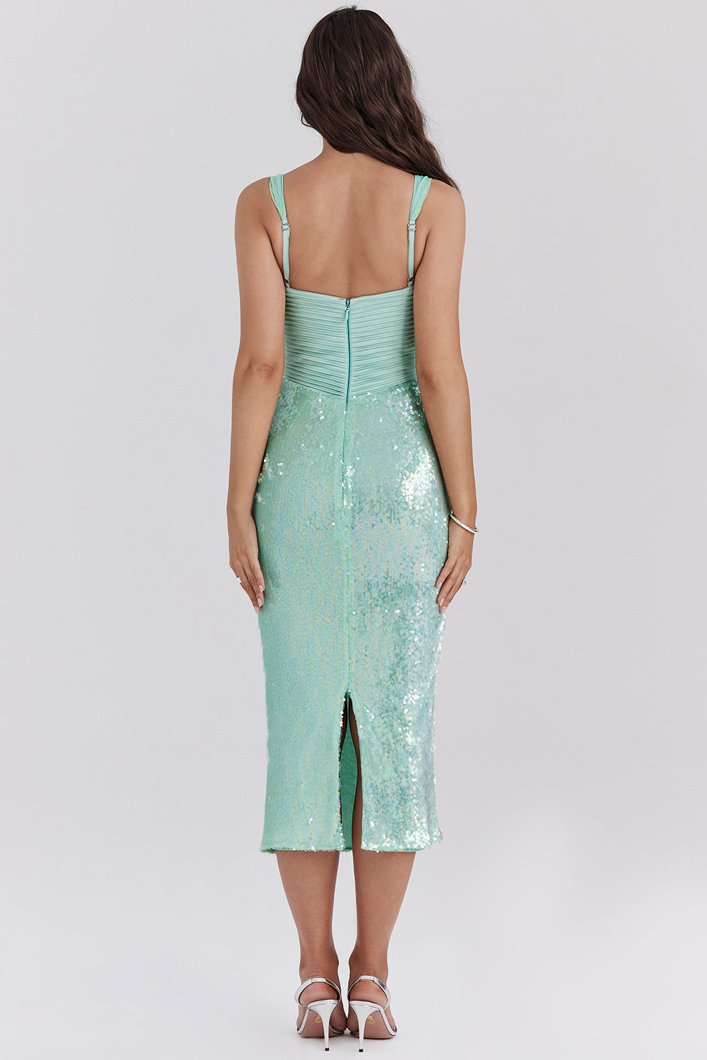 Esmée Robe Longue — Vert