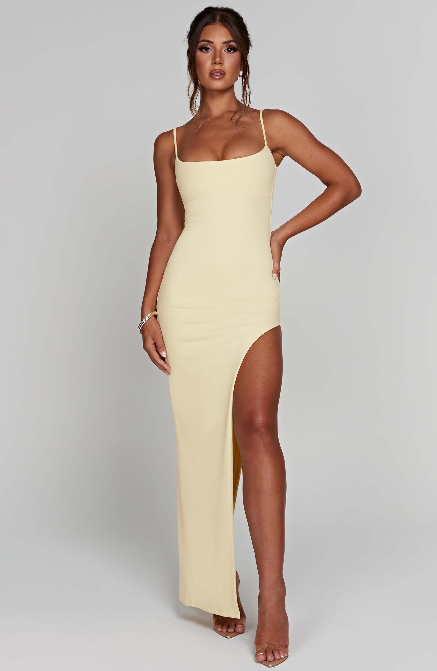 Robe longue Tiarne - Citron