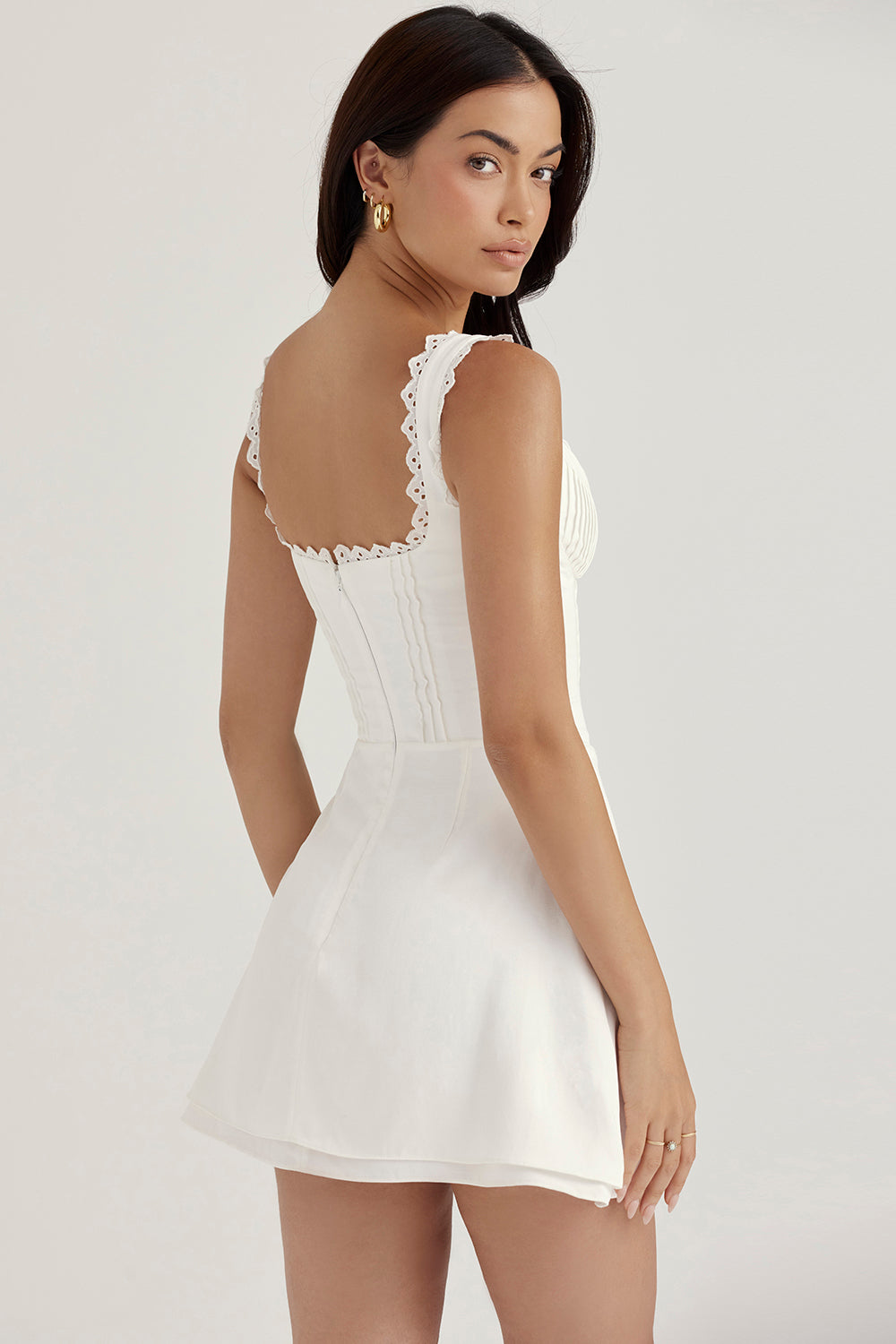 Philippine Robe Courte Blanc