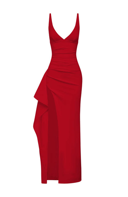 Violetta Maxi Dress - Red