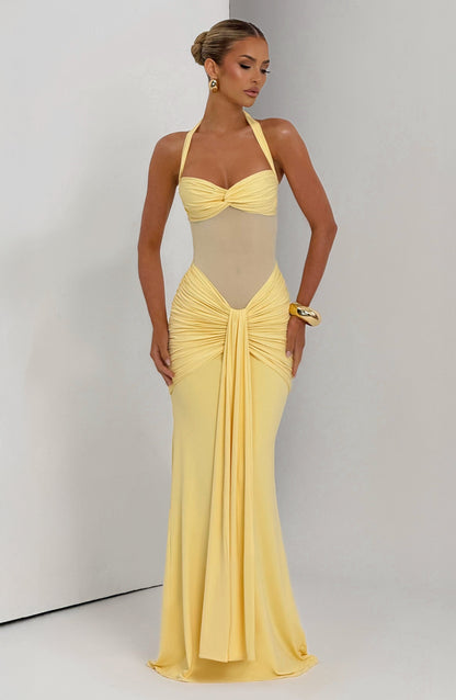 Vixen Robe longue - Citron
