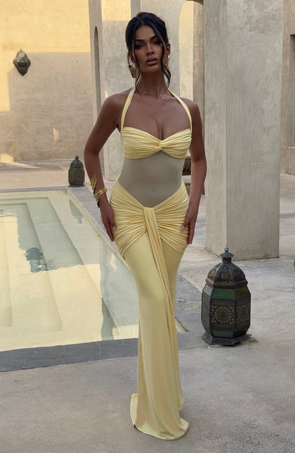 Vixen Robe longue - Citron