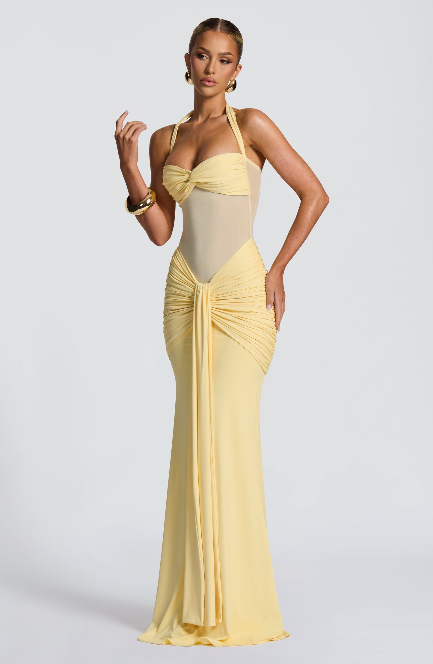 Vixen Robe longue - Citron