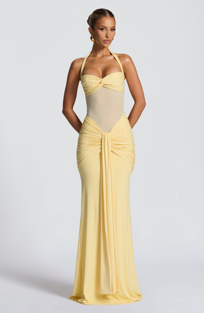 Vixen Robe longue - Citron