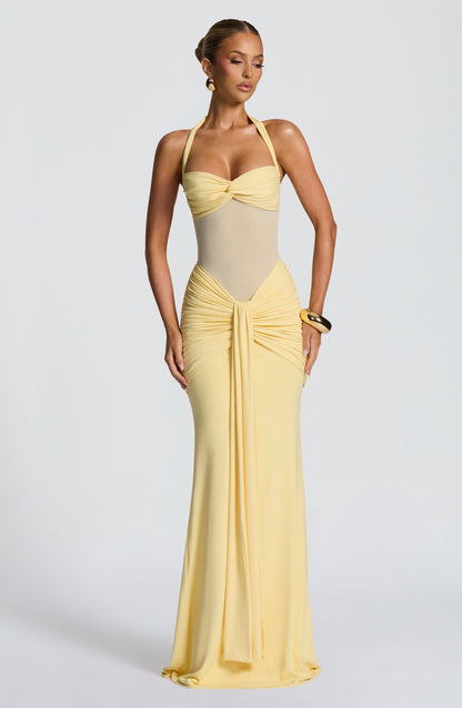 Vixen Robe longue - Citron