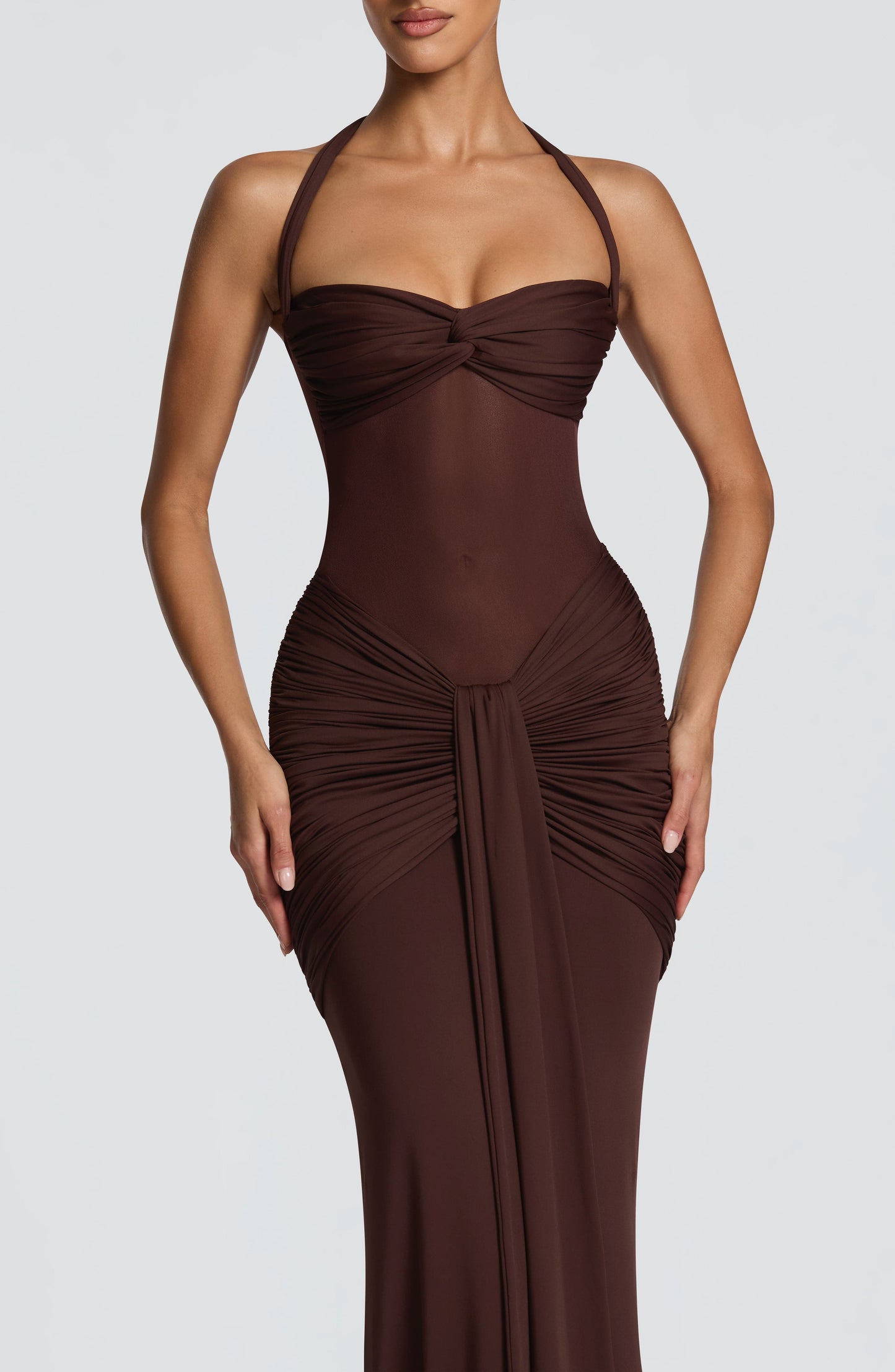 Vixen Robe longue - Brun prune