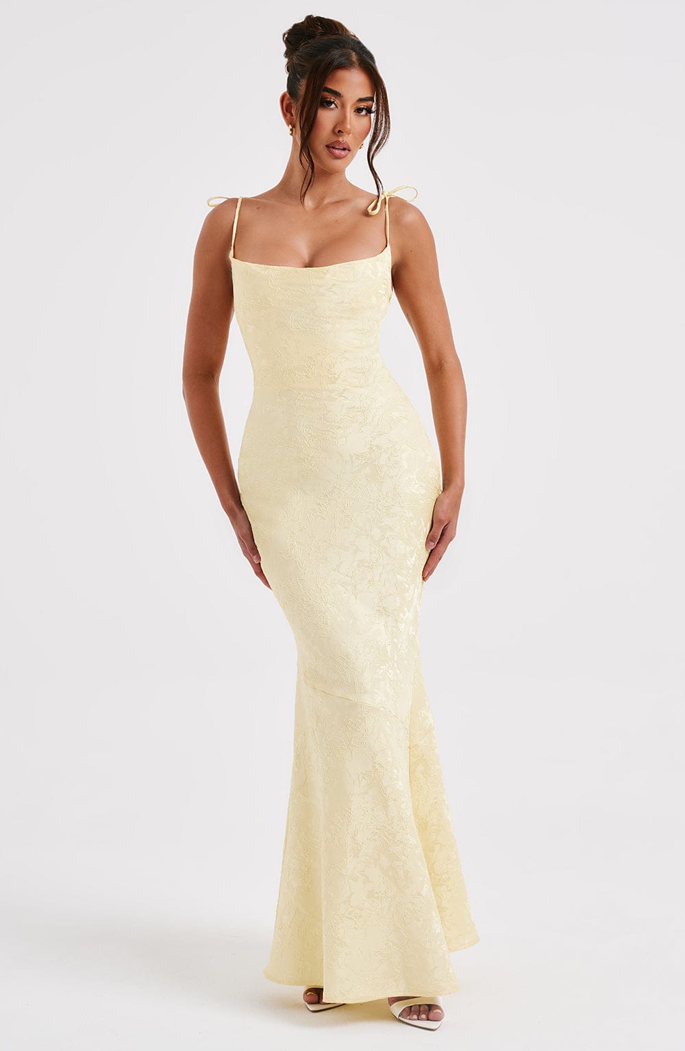 Robe longue Whitney - Citron