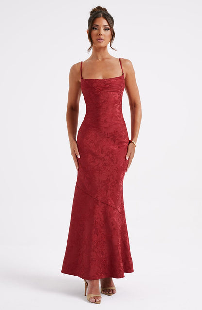 Robe longue Whitney - Rouge