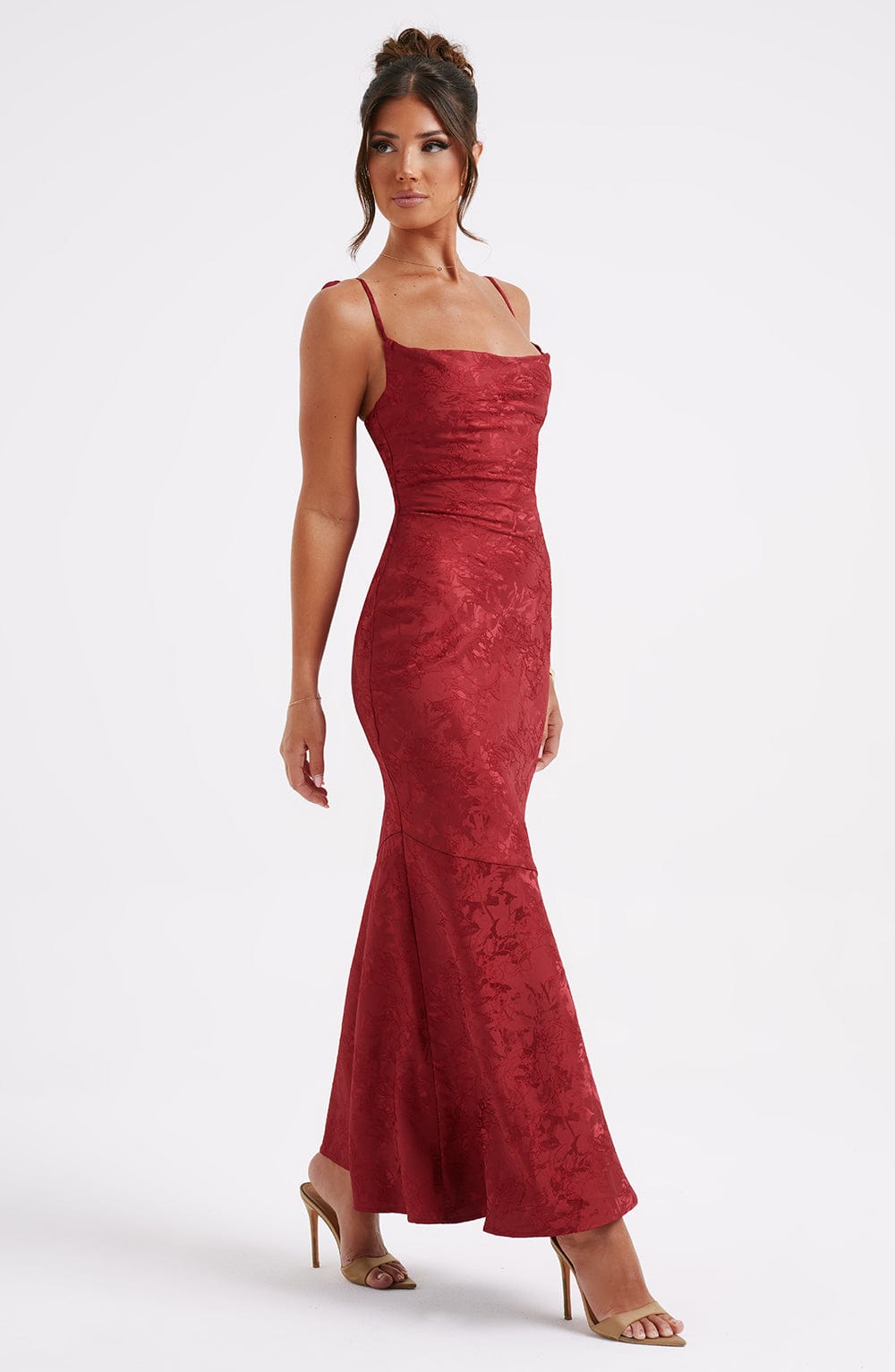 Robe longue Whitney - Rouge